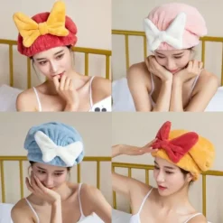 Super Absorbent Hair Towel Wrap for Wet Hair - Quick-Dry, Anti-Frizz, Soft Coral Velvet, Reduces Blow Dryer Heat Damage, Suitable for All Hair Types, Multi-Purpose Use