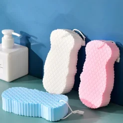 Super Soft Exfoliating Bath SpongeUltra Soft Bath Body Shower SpongeSpa Scrub Exfoliator Dead Skin Remove ReusableSponge Bath Sponge for Adults Children and Pregnant Women