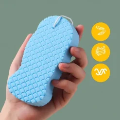 Super Soft Exfoliating Bath SpongeUltra Soft Bath Body Shower SpongeSpa Scrub Exfoliator Dead Skin Remove ReusableSponge Bath Sponge for Adults Children and Pregnant Women