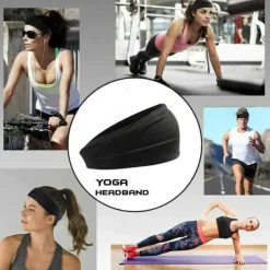 Sweat Sports Headbands for Men Women for Golf, Skiing,Tennis, Gym, Camping, Running, Cycling, Moisture Wicking Workout Headband