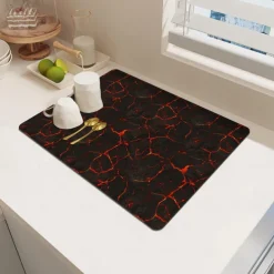 Table Mat Draining Mat Bar Heat iInsulation Non-slip Mat Household Kitchen Utensils Drying Mat