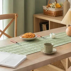 Table Runner Simple Table Runner Vertical Pattern Modern Dining Table Cloth TV Cabinet Coffee Tablecloth Dining Table Runner