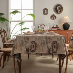 Tablecloth Decorative and Durable Table Cover Ideal for Dining and Kitchen Tables Perfect for Everyday Use or Special Occasions