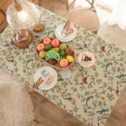 Tablecloth Decorative and Durable Table Cover Ideal for Dining and Kitchen Tables Perfect for Everyday Use or Special Occasions