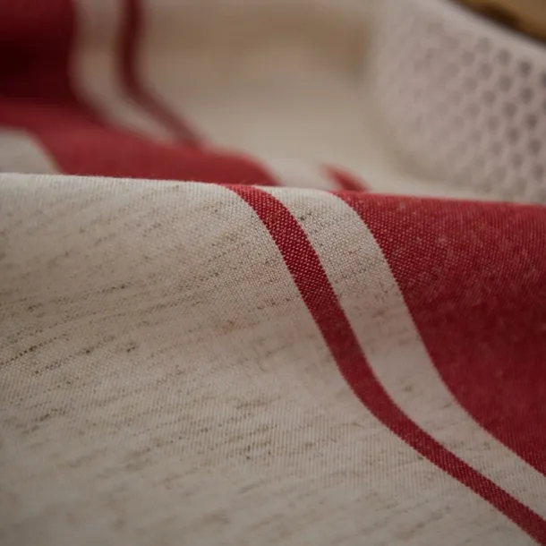 Tablecloth Linens Cotton Table Cloth Dustproof Striped Table Kitchen Garden Outcoor Restrant Rectangule