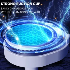 TAILI 360 Rotating Self-Adhesive Utensil Hook, Multi-Purpose Hanging Utensil Holder Vertical Flip Hooks, Rotating Folding Self Adhesive Hook for Home