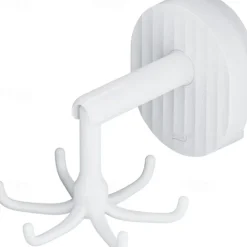 TAILI 360 Rotating Self-Adhesive Utensil Hook, Multi-Purpose Hanging Utensil Holder Vertical Flip Hooks, Rotating Folding Self Adhesive Hook for Home