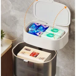 TAILI No Drilling Suction Toilet Paper Holder, Easy Eo Install Tissue Roll Holder, Holds Strong and Steady, Wall Mount Tissue Holder with Shelf, for Bathroom Pantry and RV Kitchen