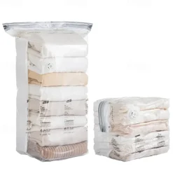 TAILI Vacuum Storage Bags, Jumbo Cube, Extra Large Vacuum Seal Bags for Clothing, Comforters, Blankets, Bedding, Closet Organization Space Saving