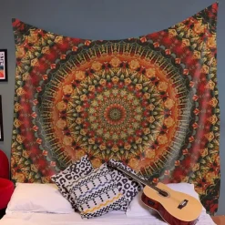 Tapestry Blanket Wall Hangings Mandala Vintage Ethnic Bedroom Living Room Dorm Decorations Wall Door Background