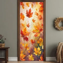 Tapestry Door Cover Outdoor Banners Forest 3D Aesthetic Bedroom Living Room Front Door Decorations Wall Door Background