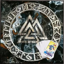 Tarot Tablecloth for Game, Altar Cloth, Witchcraft Astrology Decor Oracle Card Pad Tarot Mat Witcher Decor, Party Favors, Party Gift Decor, Party Supplies Magic Art Divination