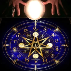 Tarot Tablecloth for Game, Altar Cloth, Witchcraft Astrology Decor Oracle Card Pad Tarot Mat Witcher Decor, Party Favors, Party Gift Decor, Party Supplies Magic Art Divination