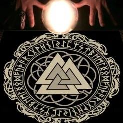 Tarot Tablecloth for Game, Altar Cloth, Witchcraft Astrology Decor Oracle Card Pad Tarot Mat Witcher Decor, Party Favors, Party Gift Decor, Party Supplies Magic Art Divination