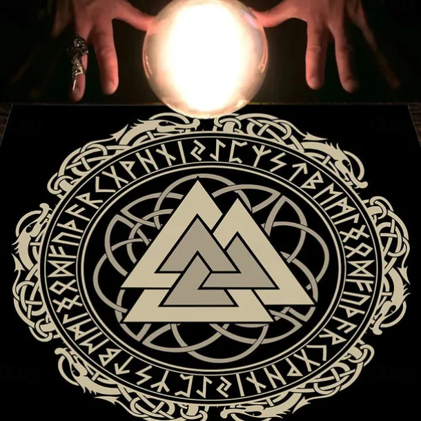 Tarot Tablecloth for Game, Altar Cloth, Witchcraft Astrology Decor Oracle Card Pad Tarot Mat Witcher Decor, Party Favors, Party Gift Decor, Party Supplies Magic Art Divination