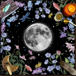 Tarot Tablecloth for Game, Altar Cloth, Witchcraft Astrology Decor Oracle Card Pad Tarot Mat Witcher Decor, Party Favors, Party Gift Decor, Party Supplies Magic Art Divination