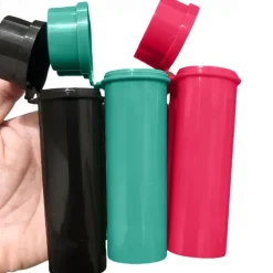 Teal Portable Cigarette Case with Built-in Lighter Holder - Durable ABS Plastic Flip-Top Design, Compact & Lightweight for Easy Carrying, Holds Multiple Cigarettes, Smoking Accessories