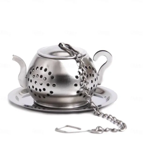 Teapot Shaped Stainless Steel Loose Leaf Tea Infuser Strainer - Reusable Tea Infusers for Herbal Spice Tea, Teaware, and Tea Ceremony Accessories