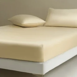 Tencel Bed Sheet Single Piece Summer Cool Ice Silk Mattress Protector Full Package Non-slip Bed Cover Bed Sheet Set