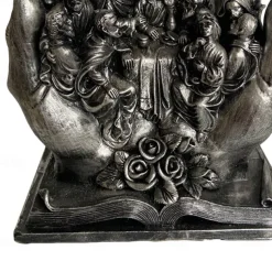 The Last Supper Jesus and 12 Disciples Figures Palms Christian Religious Resin Statues, Home Decoration Garden Miniature Landscape Ornaments Indoor Figurines