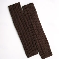 Thermal Knitted Leg Warmer, Cute Knee High Socks, Winter Preppy Style Thermal Baggy Leg Warmer
