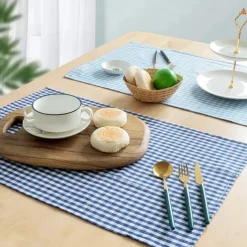 Thick Chaoyang Grid Home Fabric Non Fading Napkins, Tea Towels, Kitchen Towels 40*60cm