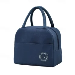 Thick Insulation Lunch Bag Bento Bag Portable Ice Pack And Toilet Bag. Insulated Lunch Box Bag With Little Bear Logo