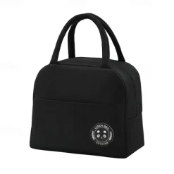 Thick Insulation Lunch Bag Bento Bag Portable Ice Pack And Toilet Bag. Insulated Lunch Box Bag With Little Bear Logo