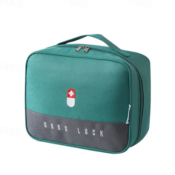 Thickened Large Capacity Medicine Box Family Medicine Bag Portable Storage Bag Cloth Art Box Multifunctional Layered Medicine Box