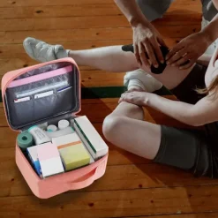 Thickened Large Capacity Medicine Box Family Medicine Bag Portable Storage Bag Cloth Art Box Multifunctional Layered Medicine Box