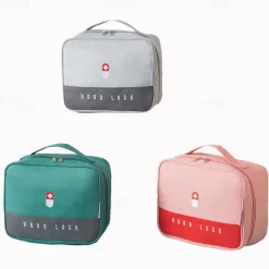 Thickened Large Capacity Medicine Box Family Medicine Bag Portable Storage Bag Cloth Art Box Multifunctional Layered Medicine Box