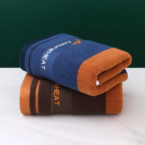 Thickened Men's Couple Cotton Towels, Highly Absorbent Towels For Bathrooms, Gyms, Hotels And Spas, Solid Color Bath Towel