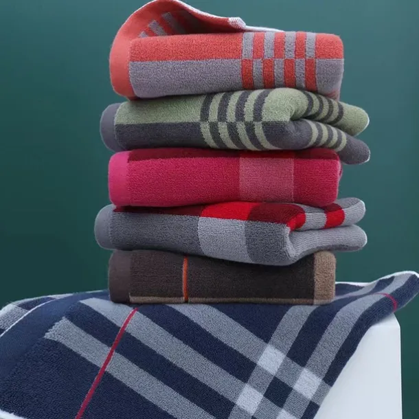 Thickened Men's Couple Cotton Towels, Highly Absorbent Towels For Bathrooms, Gyms, Hotels And Spas, Solid Color Bath Towel