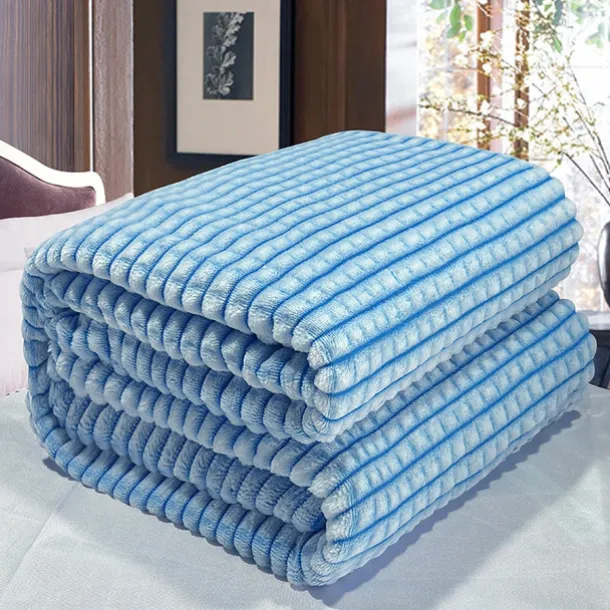 Thickened Solid Color Pineapple Checked Flannel Blanket Coral Velvet Sofa Cover Blanket Air Conditioning Blanket Nap Blanket