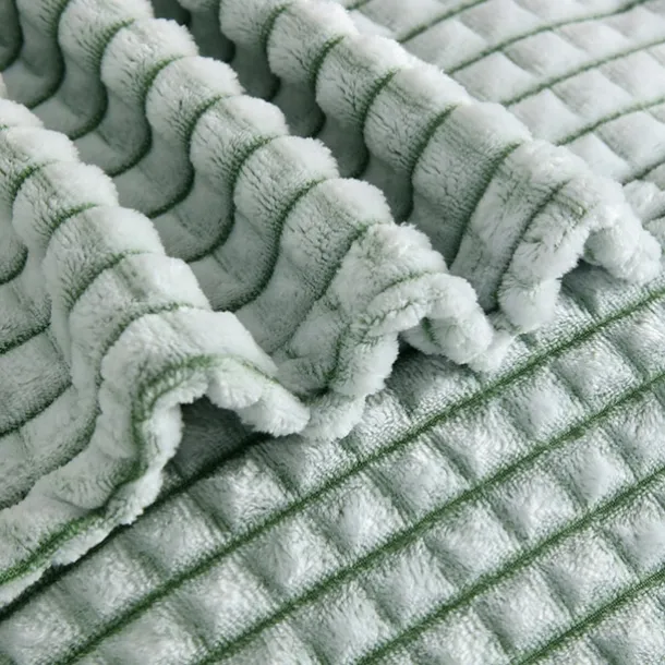 Thickened Solid Color Pineapple Checked Flannel Blanket Coral Velvet Sofa Cover Blanket Air Conditioning Blanket Nap Blanket