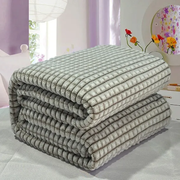 Thickened Solid Color Pineapple Checked Flannel Blanket Coral Velvet Sofa Cover Blanket Air Conditioning Blanket Nap Blanket