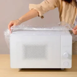 Thickened Transparent Dust Cover Universal Kitchen Rice Cooker Air Conditioner Household Appliances Transparent Film Cover Elastic Band Disposable Dust Cover