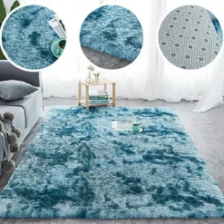 Tie-dye Printing Area Rug Carpet Velvet Carpet PV Living Room Study Bedside Bedroom Carpet