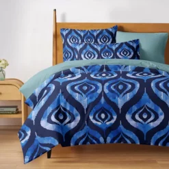 Tie-Dye Style Set Soft 3-Piece Luxury Cotton Bedding Set Home Decor Gift King Queen Duvet Cover