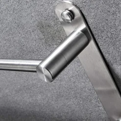 3-Tier Towel Rail with Hooks for Bathroom Wall Mounted Stainless Steel Towel Bar Brushed Nickel Towel Rack Rustproof Towel Bar 40/50/60CM(Silvery)