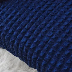 Tiger Stool Cover Burgundy Seersucker Soft Elastic Modern All-wrap Tiger Bench Cover Stool Cover Plaid Sofa Chair Cover