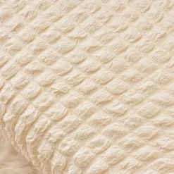 Tiger Stool Cover Burgundy Seersucker Soft Elastic Modern All-wrap Tiger Bench Cover Stool Cover Plaid Sofa Chair Cover