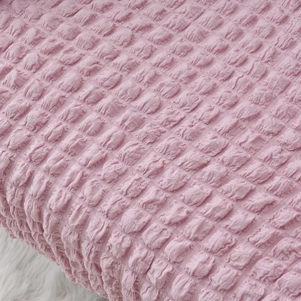 Tiger Stool Cover Burgundy Seersucker Soft Elastic Modern All-wrap Tiger Bench Cover Stool Cover Plaid Sofa Chair Cover