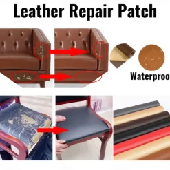 Tiktok Leather Repair Patch，Self-Adhesive Couch Tape，Stick for Sofa Couche,Car Seats,Cabinets,Wall,Handbags,Multicolor Available Anti Scratch Leather Peel