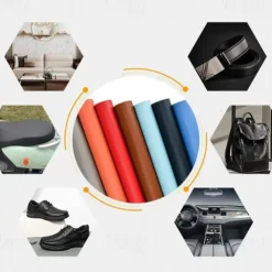 Tiktok Leather Repair Patch，Self-Adhesive Couch Tape，Stick for Sofa Couche,Car Seats,Cabinets,Wall,Handbags,Multicolor Available Anti Scratch Leather Peel