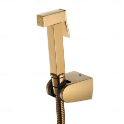 Ti-PVD Gold Handheld Bidet Sprayer with ABS Base and 1.5m Hose