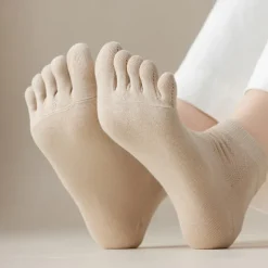 Toe Socks Solid One Size Socks for Women Solid Colored Spring Summer
