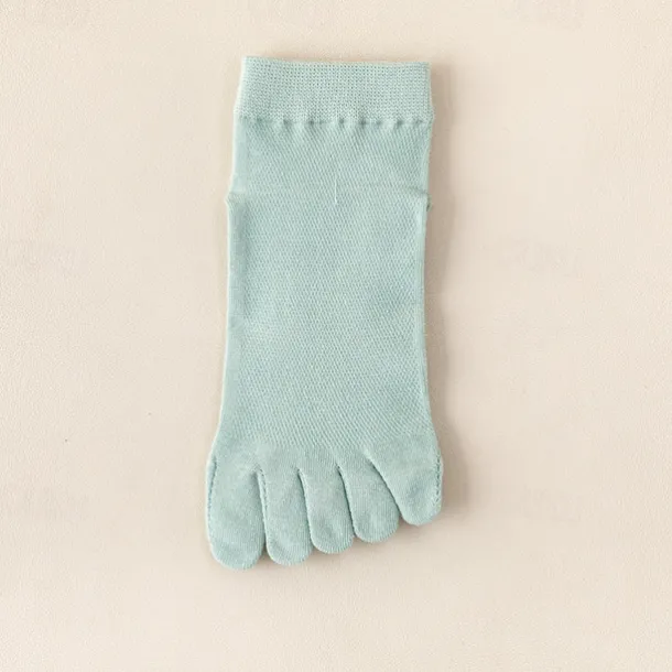 Toe Socks Solid One Size Socks for Women Solid Colored Spring Summer