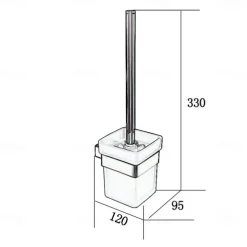 Toilet Brush Holder / Towel Bar / Bathroom Accessory Set Creative / Multifunction / Premium Design Traditional / Contemporary Metal / Stainless Steel / Glasses 4pcs - Bathroom Wall Mounted