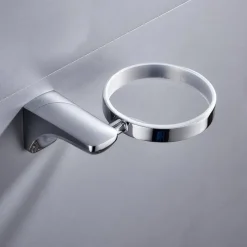 Toilet Brush Holder New Design / Creative Contemporary / Modern Stainless Steel / Zinc Alloy / Metal 1pc - Bathroom Wall Mounted